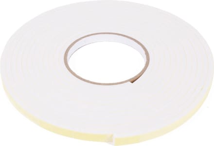 Actie4you® - Afdichtingstape - Tochtstrip - Zelfklevend - 9 mm breed x 5,5 meter – Wit