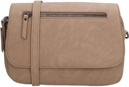 Beagles Cambrils Schoudertas - Crossbody - Dames - Tas - Overslag - Ritssluiting - Lichttaupe