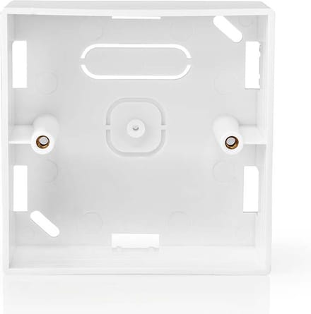 Nedis Opbouwdoos - Accessoire voor: WIFIWC10WT / WIFIWS10WT / WIFIWS20WT - Wandmontage - Wit