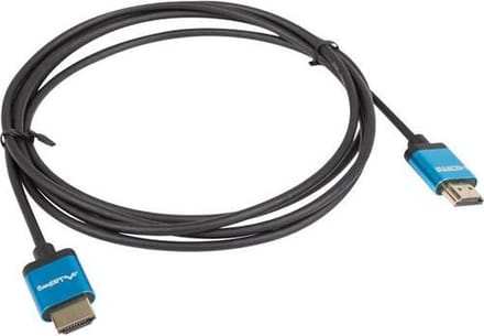 HDMI Cable Lanberg V2.0 4K SLIM Black 1 m Black/Blue