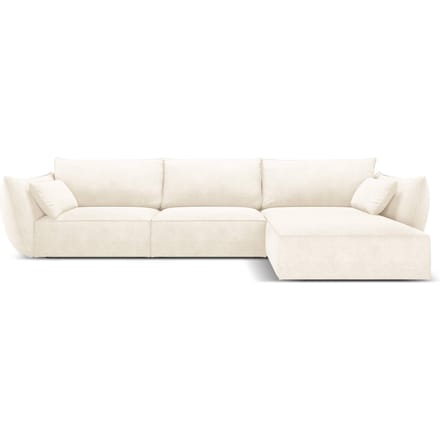 Hoekbank Vanda rechts chenille | Mazzini Sofas
