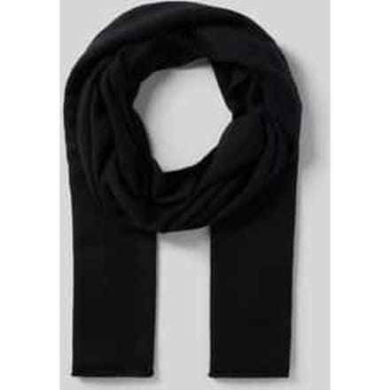 ROECKL Sjaal Cashmere Business Cashmere Scarf Black Zwart