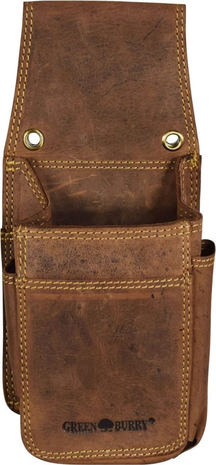 GREENBURRY gordeltas Vintage Waiter Holster Extra Strong Brown bruine