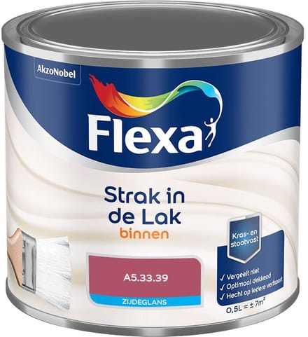 Flexa - Strak In De Lak Binnenlak Zijdeglans - A5.33.39 - Mengverf - 500 Ml