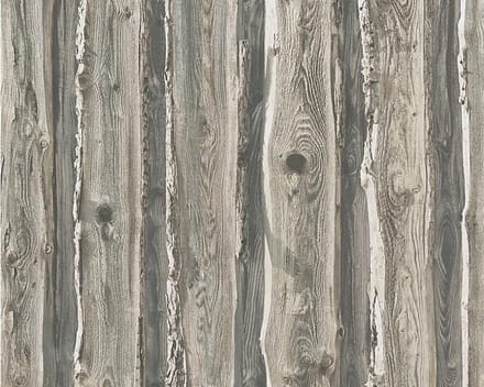 BOOMSTAM PLANKEN BEHANG - Beige Bruin Grijs - AS Creation Il Decoro