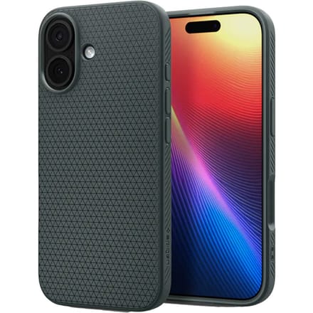 Spigen Liquid Air Hoesje Geschikt voor Apple iPhone 17 - Back Cover Flexibel TPU Groen