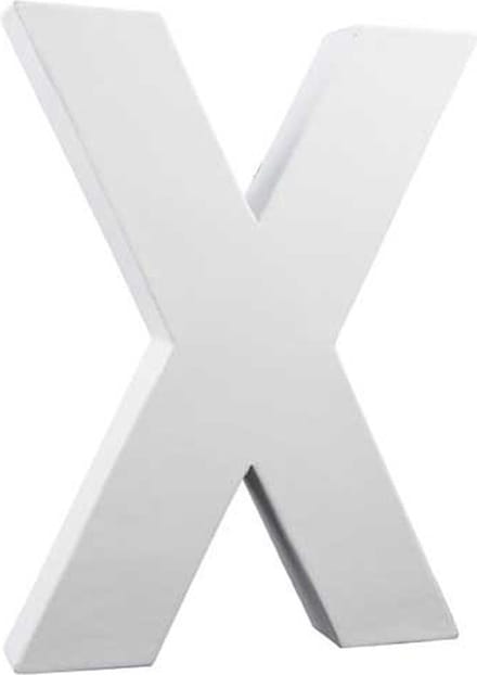 Letter wit X 20,5 cm