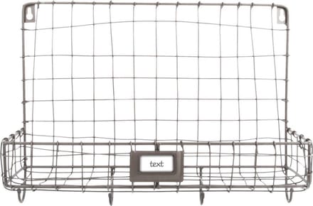 Esschert Design Wandrek Draad 39,2 X 28,7 Cm Staal Roestbruin