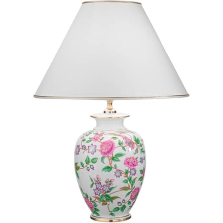 austrolux Kolarz Giardino Flora tafellamp, hoogte 55 cm, wit/gekleurd