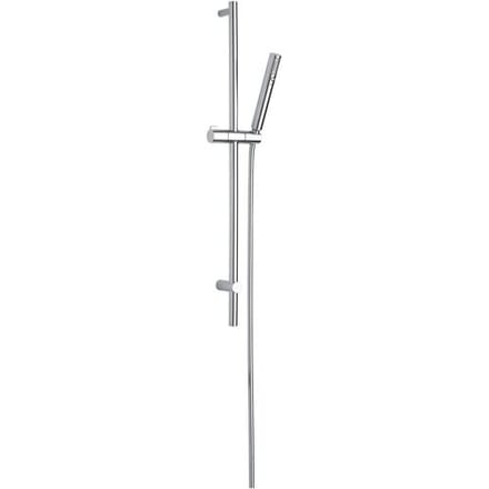 Megabad Profi Collection House shower set angular incl. bar hand shower with 2 spray modes MBX20005