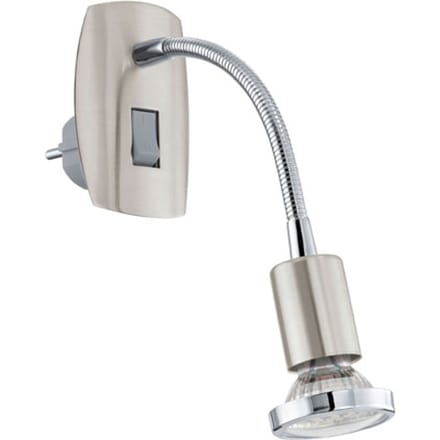 Eglo Stekkerspot Mini 4 Nikkel Chroom 3w