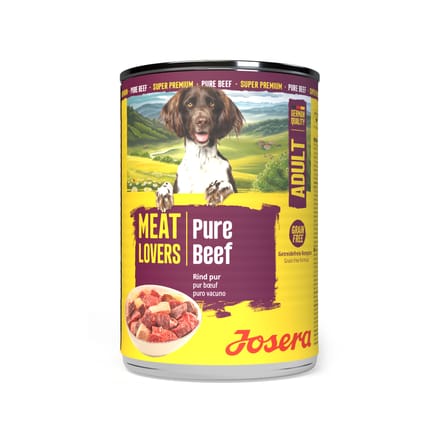 Voordeelpakket Josera meatlovers Pure 24 x 400 g - Rund