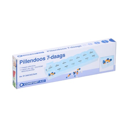 Pillendoosje klein - 7 dagen - Ochtend en avond - Medicatiedoos - Pillen box - Pil organizer