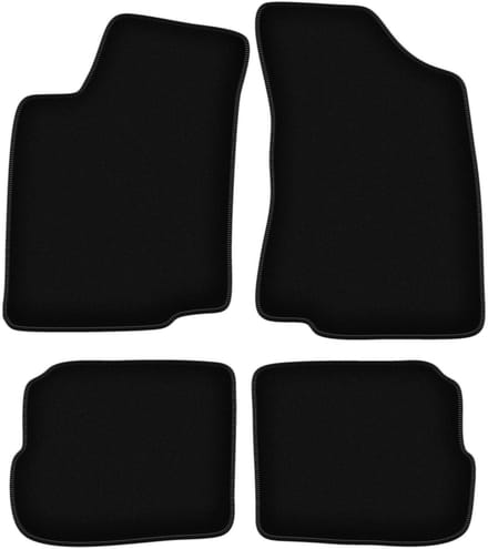 BASIC zwarte veloursmatten voor: Volkswagen Passat B3 stationwagen, sedan (1988-1993)