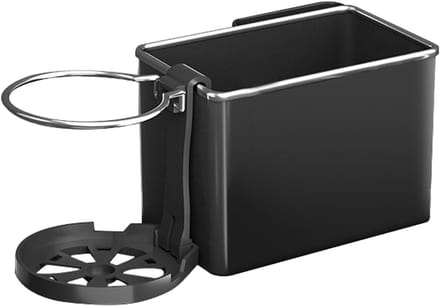 Auto Opbergdoos - Auto Organizer - Auto Interieur Opruimen - Grote Capaciteit - 19 x 14 x 12 cm - Zwart
