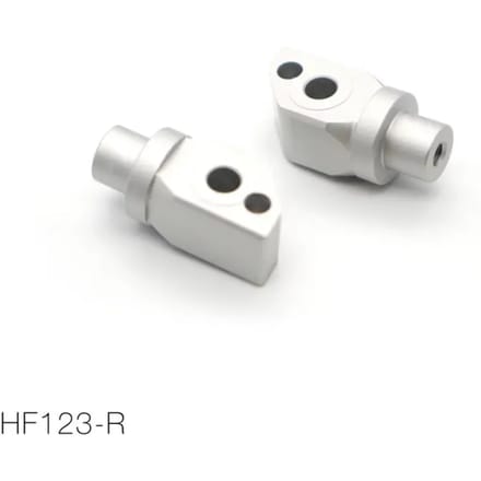 Paar voetsteunadapters voor achterop motorfiets Barracuda Honda