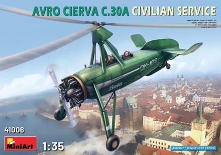 MiniArt Modelbouwpakket Militaire voertuigen - 41006 Avro Cierva C.30A Civilian Service Plastic - 1:35 - Modelbouw