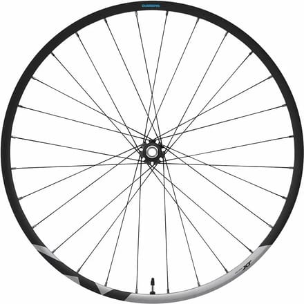 Centrale vergrendeling van de schijfrem van een fietswiel Shimano Deore XT WH-M8100