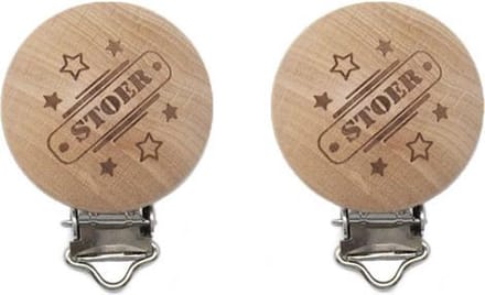 Durable Houten Speenclips 2 stuks 57 Stoer
