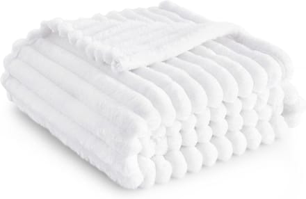 Zachte en warme fleecedeken 150x200 cm voor bed en bank