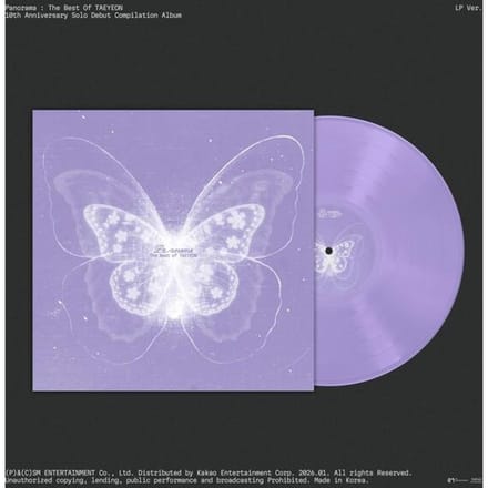 LP Ver TAEYEON Panorama The Best of TAEYEON No POB white