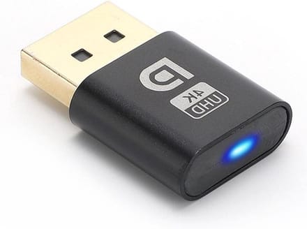 DP Dummy Plug Virtual Display Adapter EDID Headless Emulator 4K DP Displayport Display Accessories Virtual Card For Video