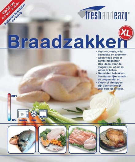 Ovenzakken voor kalkoen 45x50cm (2 zakken)