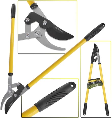 GEKO Bypass takkenschaar - Grote snijcapaciteit - Teflon gecoat - 730 mm - Ergonomische handgrepen