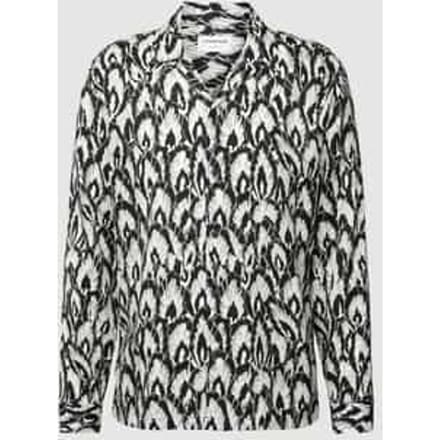 Relaxed fit vrijetijdsoverhemd met all-over motief