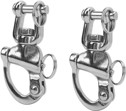 Allecto - Snelsluiting Swivel Snap Shackle - 316 Rvs - Ideaal voor