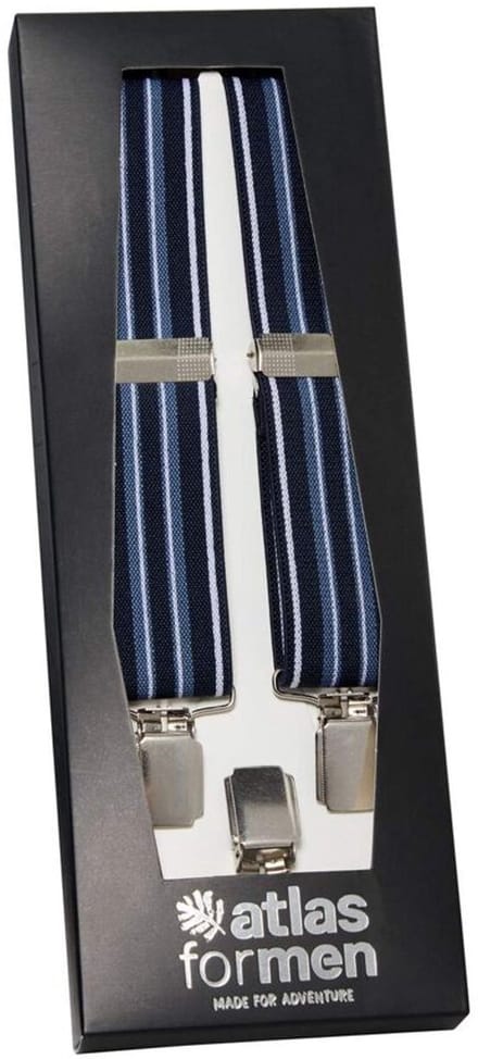 ATLAS FOR MEN - Gestreepte bretels - Heren - Verkrijgbaar in grote maten - One Size