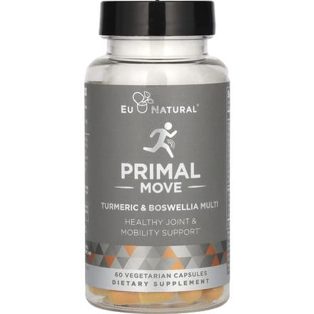 Eu Natural, Primal Move, Curcuma et Boswellia Multivitamines, 60 capsules végétariennes