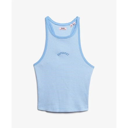 Superdry - Essential Logo racerback hemdje met strepen - Dames - Vesten