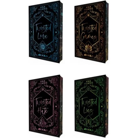 Limited Edition Twisted Love Games Hate Lies Set Sprayed Edges - Twisted Limited Edition - Ana Huang