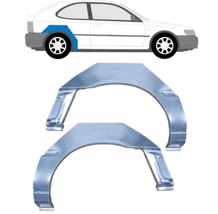 Reparatiepaneel achterspatbord voor Toyota Corolla E10 1991-1998
