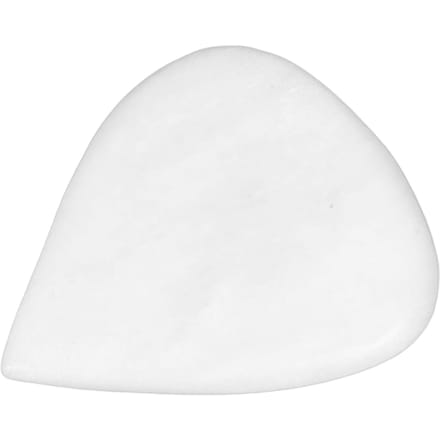 Gitaar Bas Plectrum met Concaaf Ontwerp Natuurlijk Ossenbeen Hartvorm Speelplectrum voor Snaarinstrumenten Wit wit