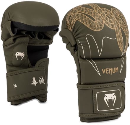 Venum Serpenti Sparring Handschoenen Khaki Brons Ivoor - S