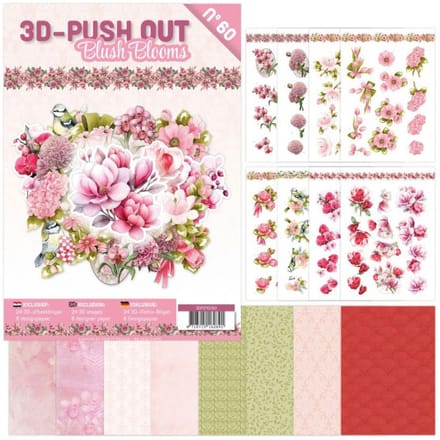 3D Stansveldboek "Blush Blooms"