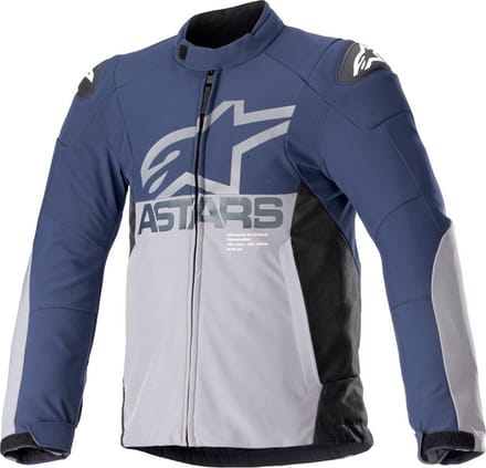 Alpinestars SMX Waterproof Jas Nacht Marine Donker Grijs - Jas