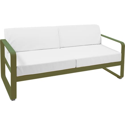 Fermob BELLEVIE 2-zitsbank - D3 Pesto - 81 witgrijs
