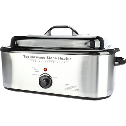 Timing Constante Temperatuur Spa Hete Massage Steen Machine Verwarmer Warmer Verwarmingsapparaat EU PLUG gray