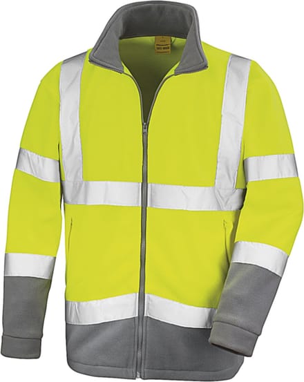 Microfleece - Reflecterend - Werkjas - Reflectief - Jas - Fleece - Werk fleece - L