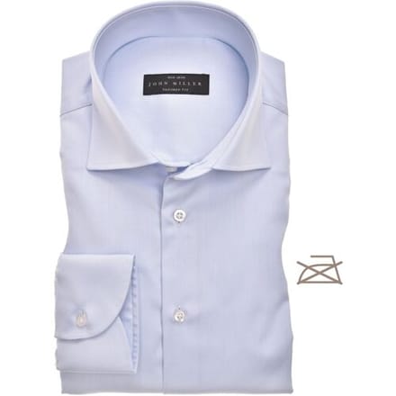 John Miller Overhemd Tailored Uni Non Iron Licht Blauw / male