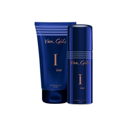 Van Gils I Dare verzorgingsset - Deodorant Spray 150 ml + Shower Gel 150 ml