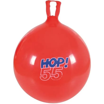 Gymnic Skippybal Hop - Rood - Diameter 55 cm - Voor kinderen vanaf 7+