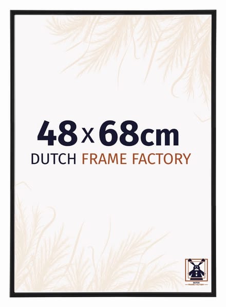 Fotolijst 48x68 cm - Kunststof - Zwart Mat - Angers