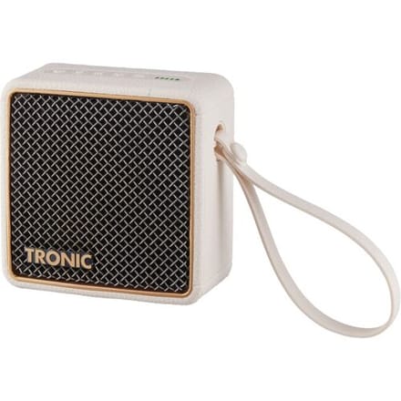 TRONIC Bluetooth-speaker, retro, waterdicht IPX7 (Beige)