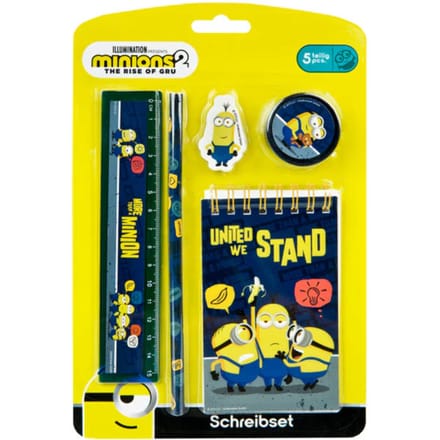 Minions Fun schrijfwarenset - 5 delig