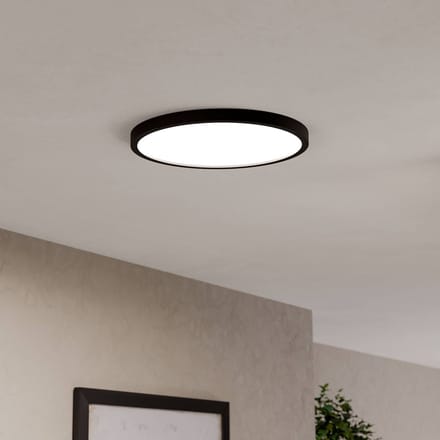 EGLO Alderney Plafondlamp - E27 - Ø 48 cm - Zwart/Bruin