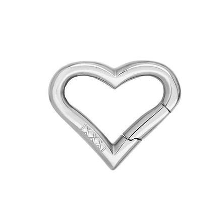 iXXXi Connect Verbindschakel Click Heart | Zilver